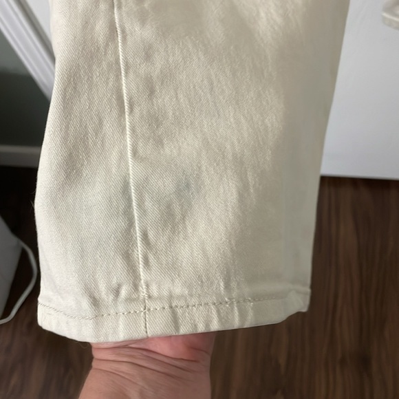 Ralph Lauren LRL Lauren Jean Co Cream Flare Wide Leg Jeans Size 8 - Picture 10 of 10